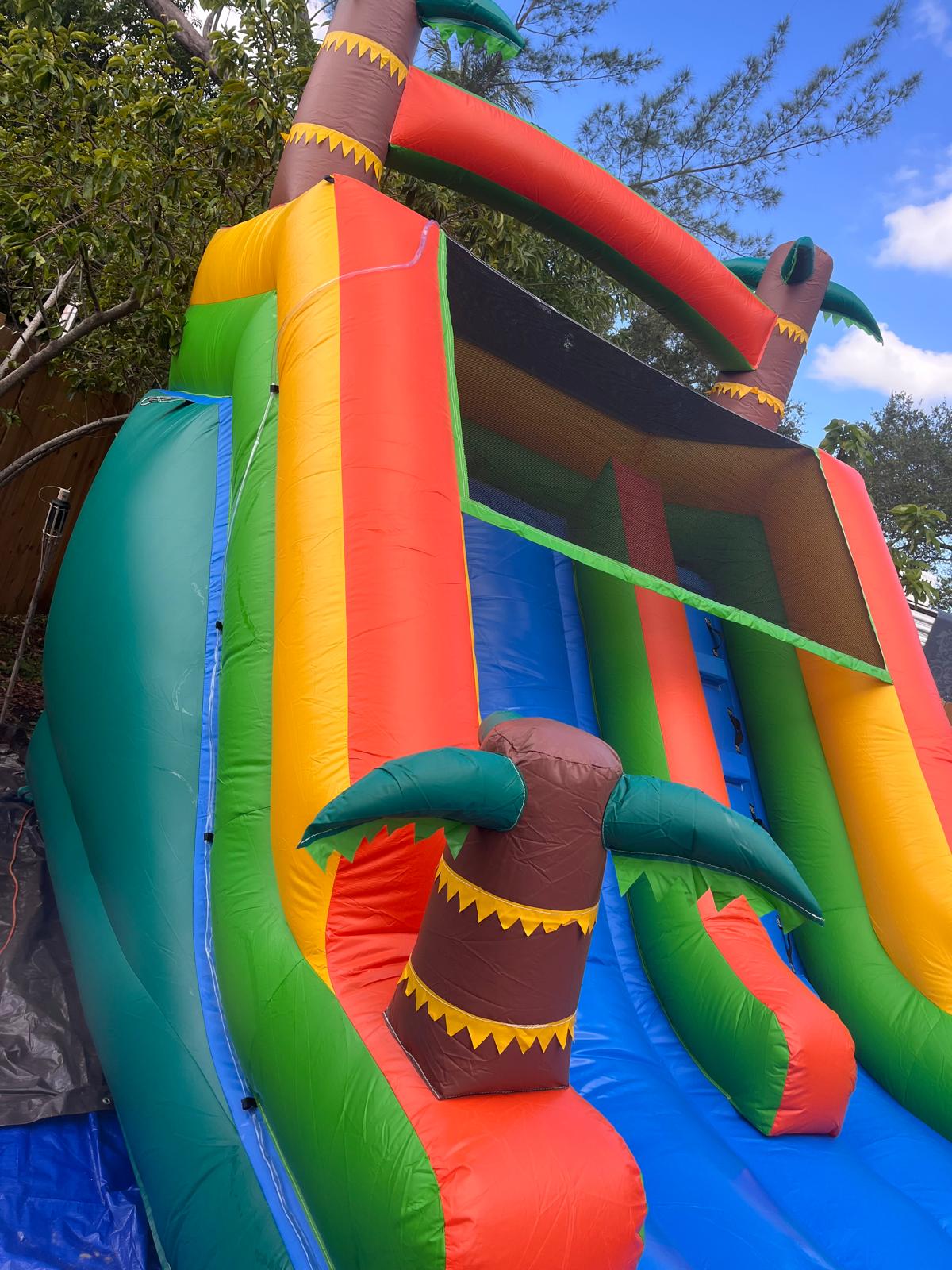Big Water Slide for Kids and Adults - Side View
