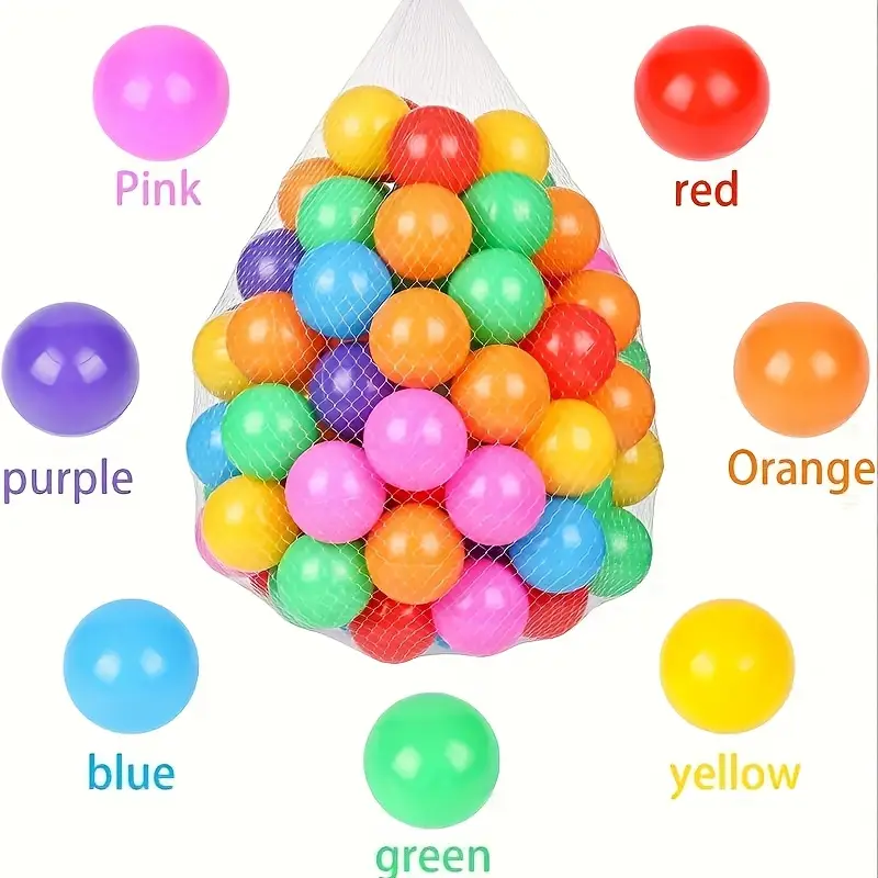 Soft Plastic Play Balls - Close Up