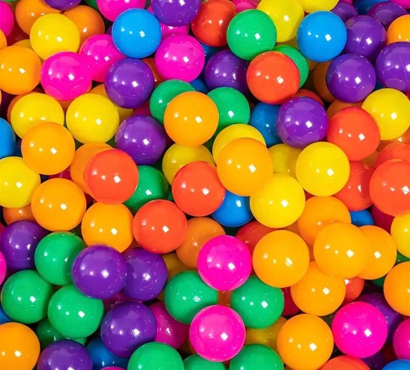 Soft Plastic Play Balls - Mixed Colors